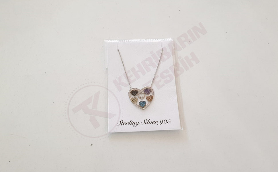 925 Ayar Kalpli Gümüş Kolye