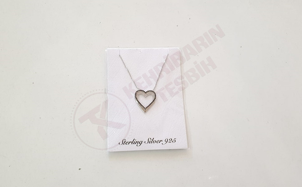 925 Ayar Kalpli Gümüş Kolye